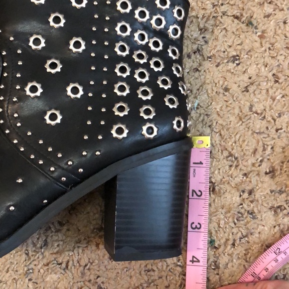 Black Grommet Boots - Picture 6 of 6